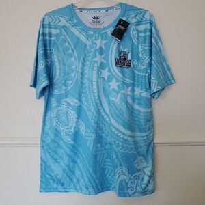 Paladin T-shirt Made to Win Vikings Rugby Club Blue Mens Sz M Pacific Island Des